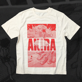 AKIRA Tee (Natural w/ Red ink)