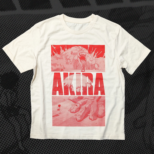 AKIRA Tee (Natural w/ Red ink)