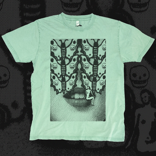 MOTHS Tee (Stone Washed Sage) Limited Edition of 10