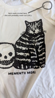 Memento Mori Cat & Skull Tee