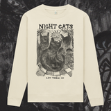 NIGHT CATS Sweatshirt (Bone)
