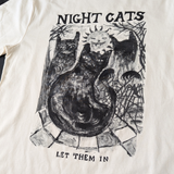 NIGHT CATS Tee (Natural)