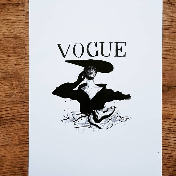 "VOGUE - alt" Original Drawing