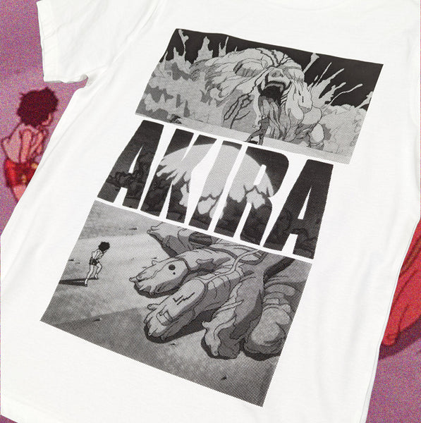 AKIRA Tee White GODSTEETH akira-tee-white-godsteeth